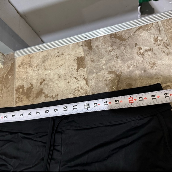 Women’s Joe Fresh NWT Black Swim Boy Short Bottoms Trunks Tie Waist Size XL - Picture 13 of 15